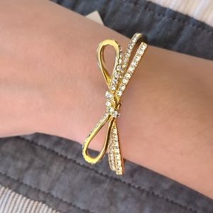 Jeweled Bow Bangle